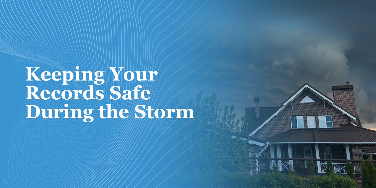 keeping your records safe during a storm