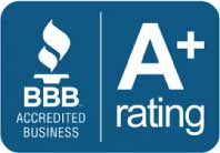 A Plus rating from the Better Business Bureau