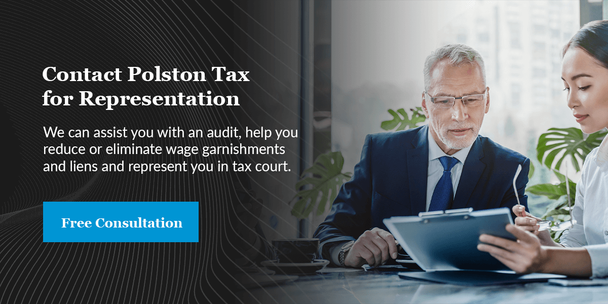 Contact Polston Tax for Representation