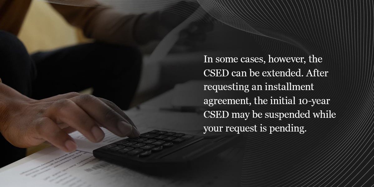CSED can be extended in some cases
