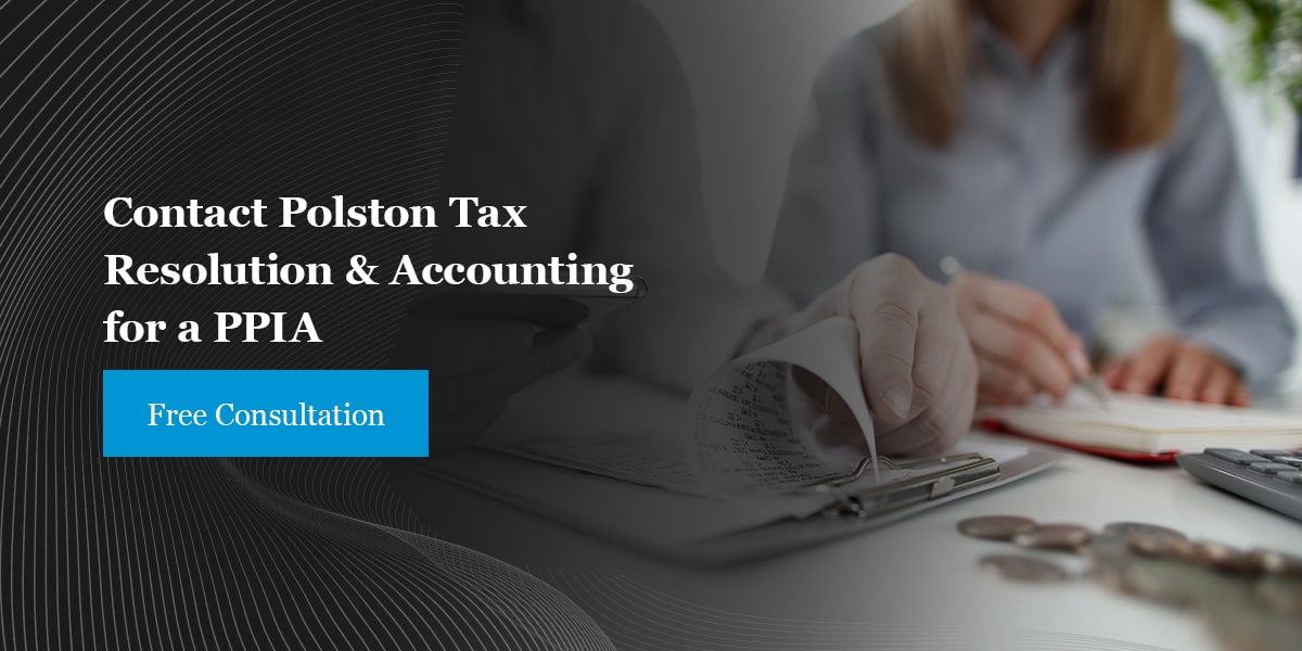 contact polston tax resolution & accounting for a PPIA