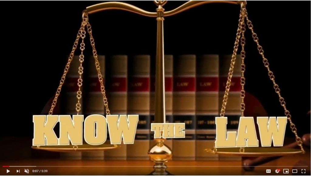 Screenshot of Polston Tax's "Know the Law" YouTube video