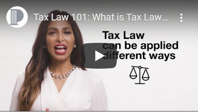 Tax Law 101: What is Tax Law? Learn the Tax Law Basics