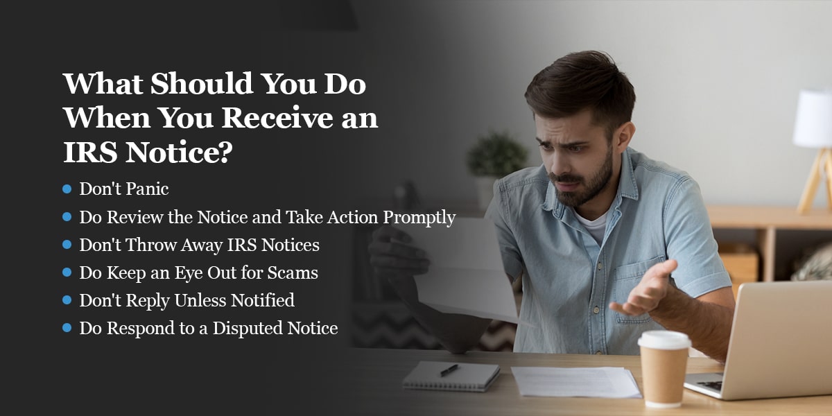 What Should You Do When You Receive an IRS Notice?