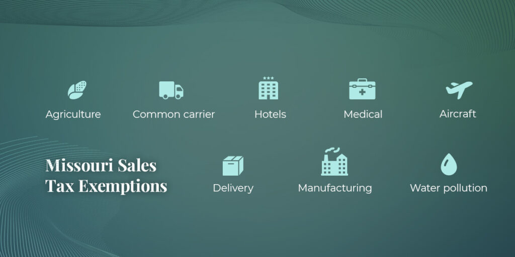 Missouri Sales Tax Exemptions