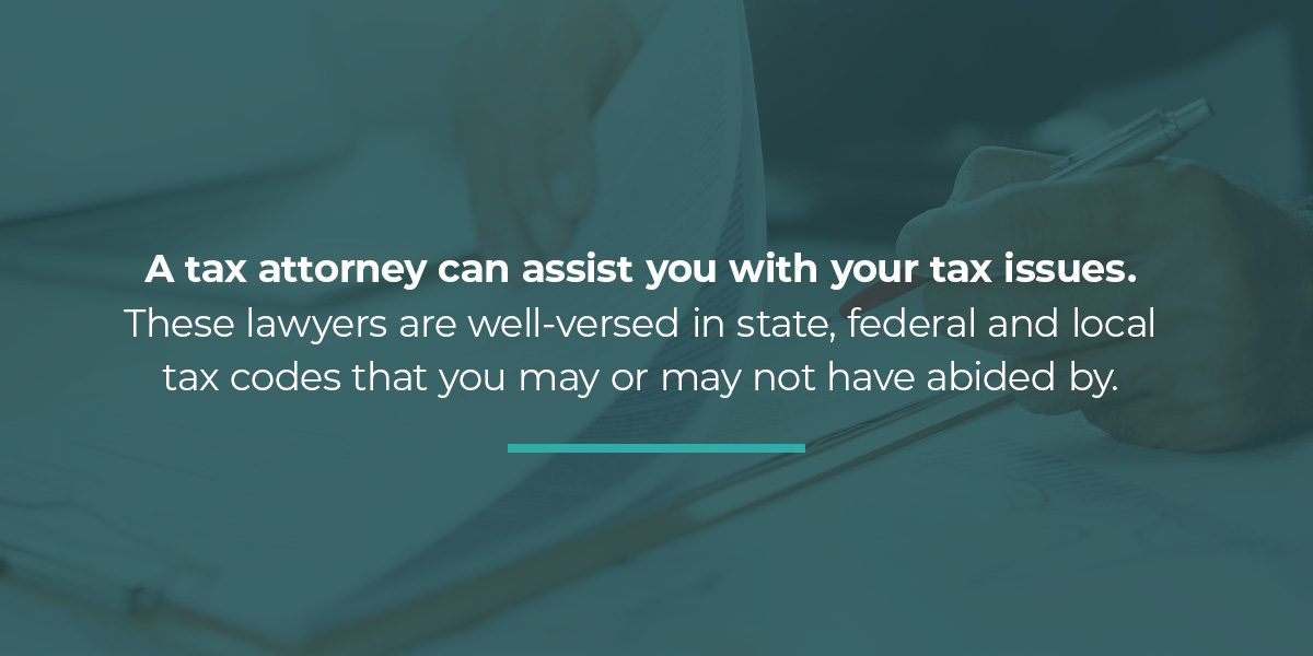 Working With a Tax Attorney