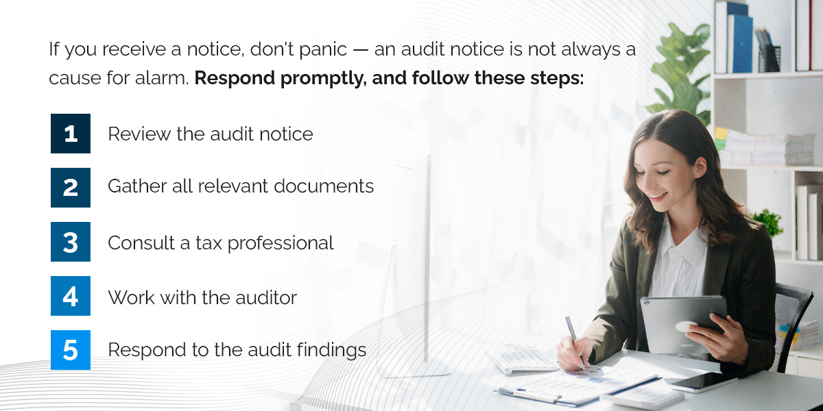 if you receive a notice don't panic an audit notice is not always a cause for alarm