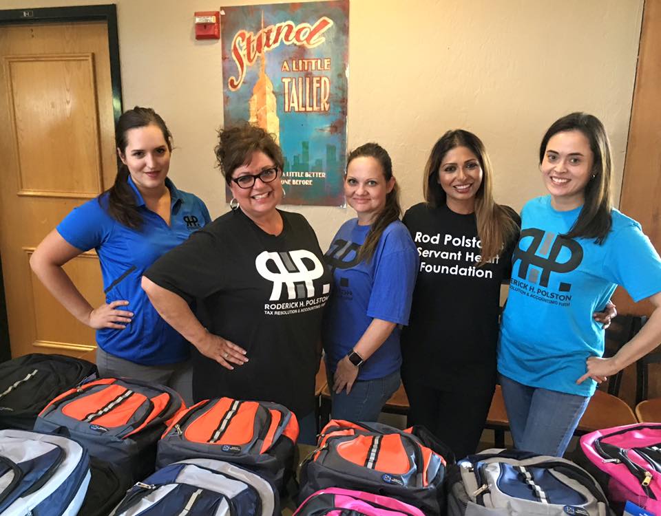 Assembling Backpacks: Food for Kids January 16, 2017