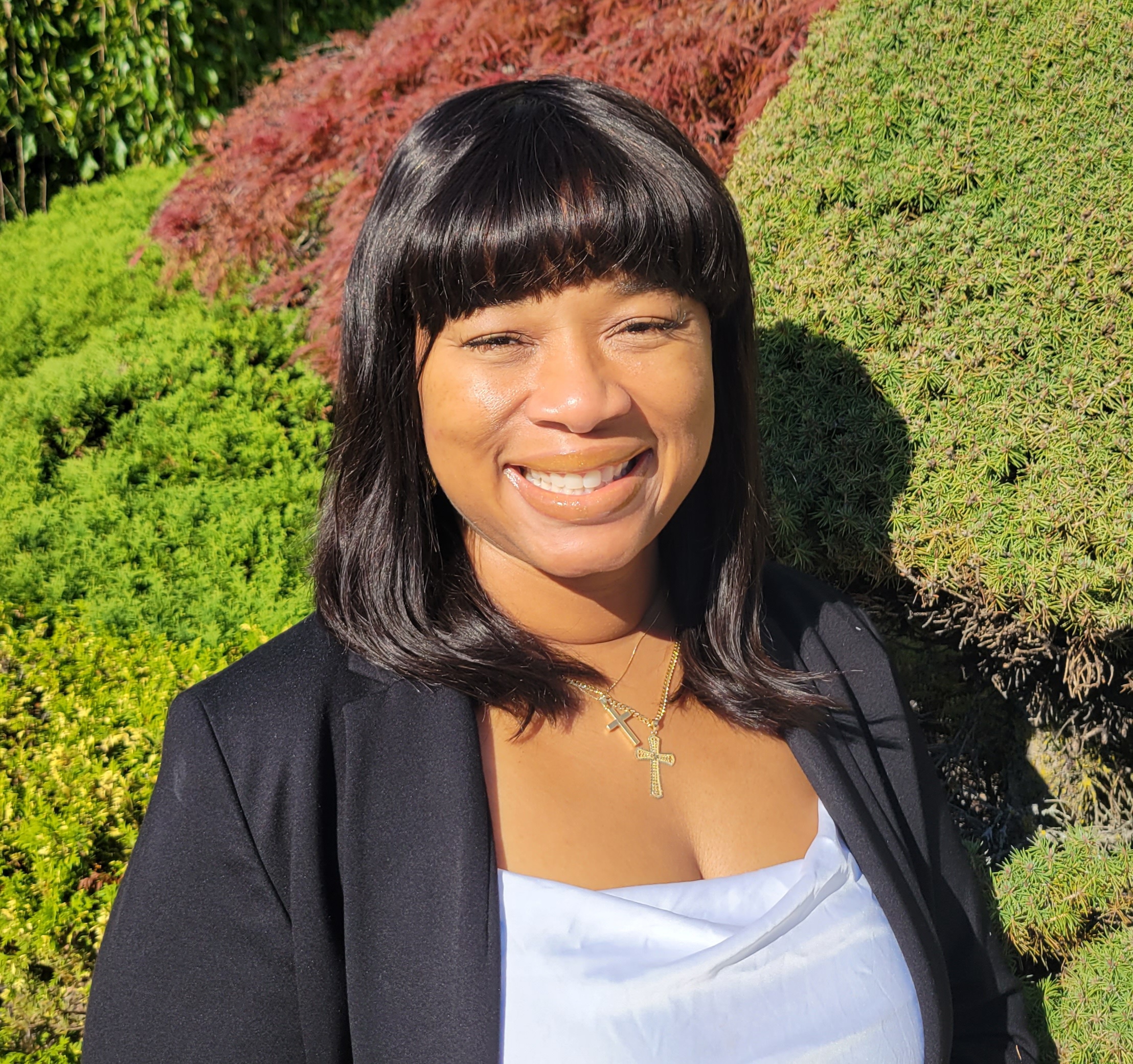 Outdoors headshot of Donica Campbell