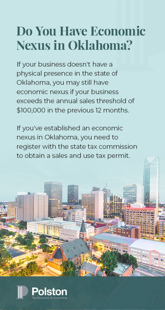 Do You Have Economic Nexus in Oklahoma?