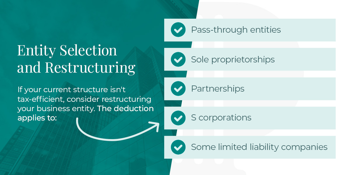 Entity Selection and Restructuring