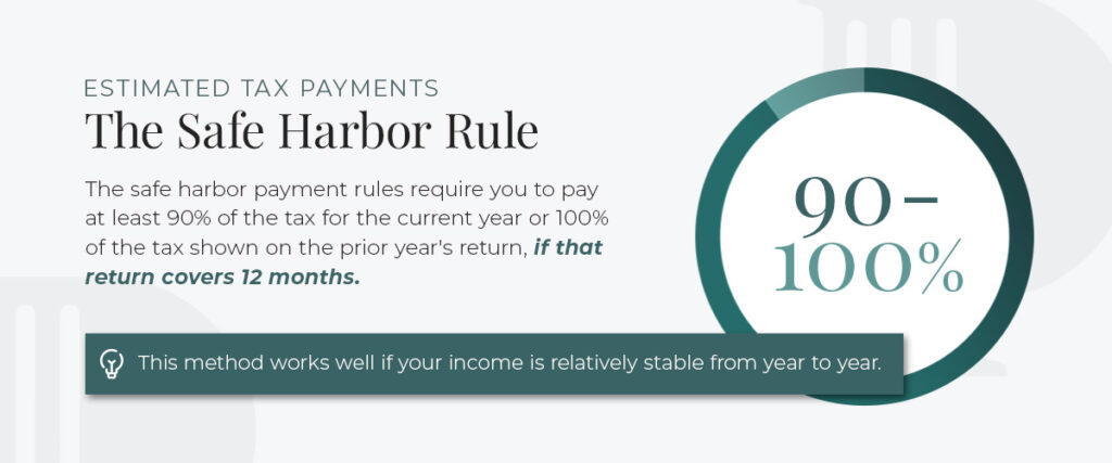 The Safe Harbor Rule