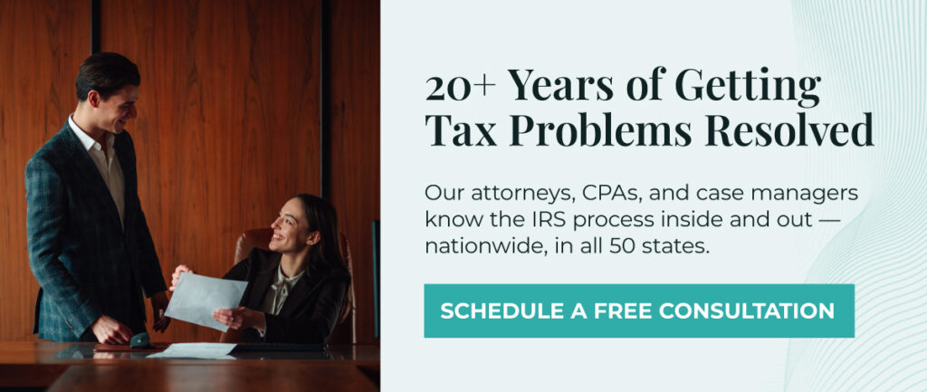 20+ years of getting tax problems resolved 